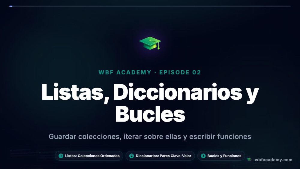 Listas, Diccionarios y Bucles