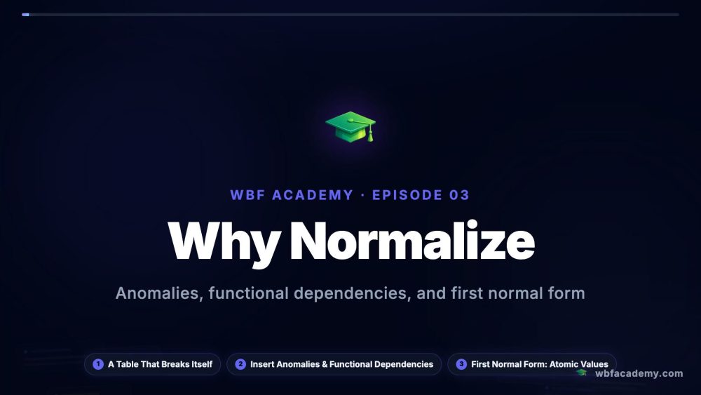 Why Normalize
