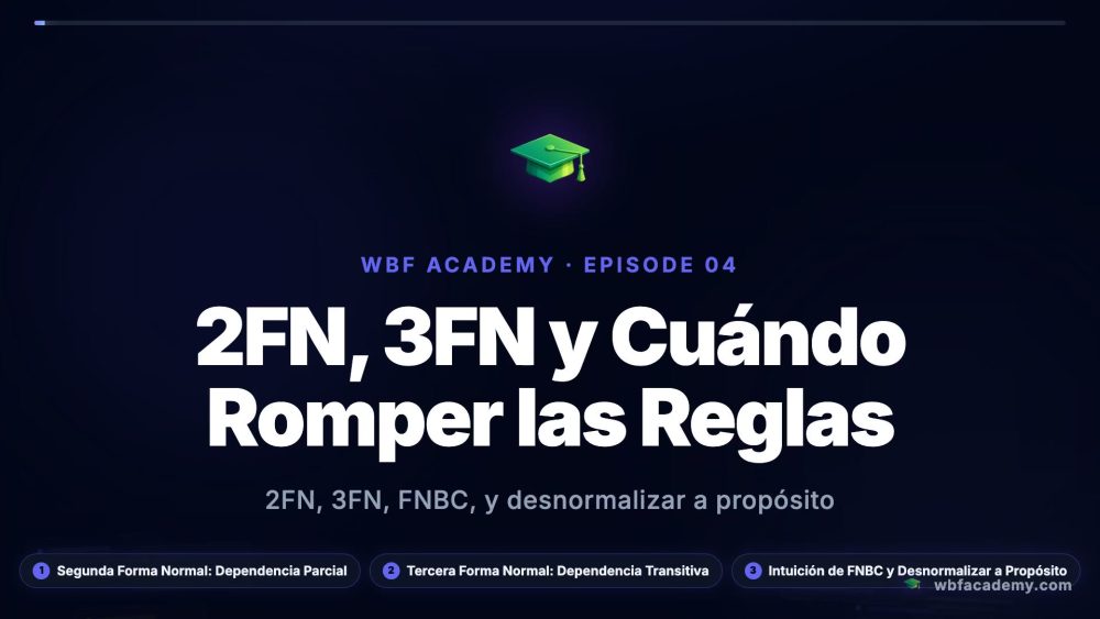 2FN, 3FN y Cuándo Romper las Reglas