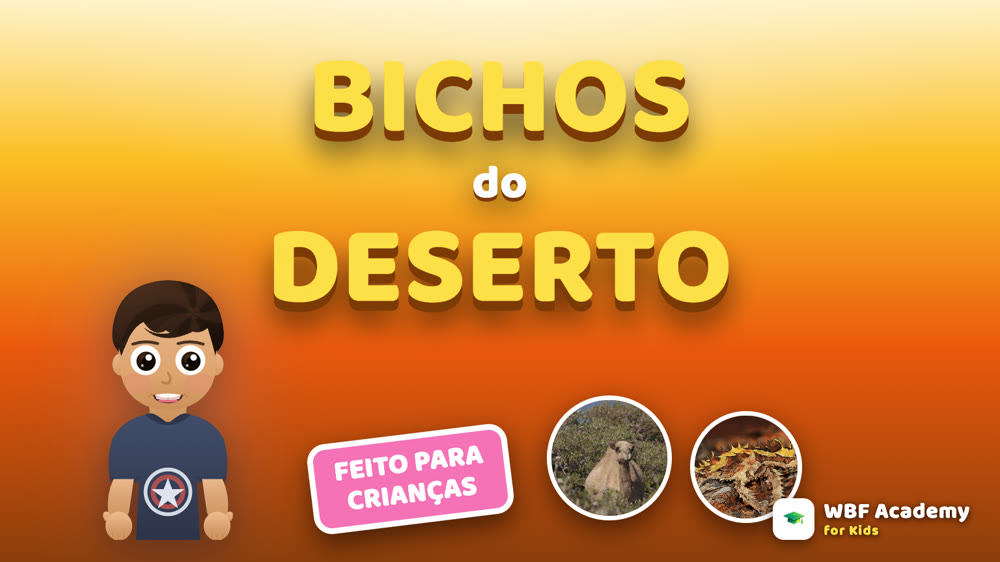 Bichos do Deserto para Crianças