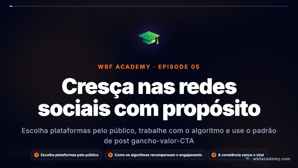 Cresça nas redes sociais com propósito