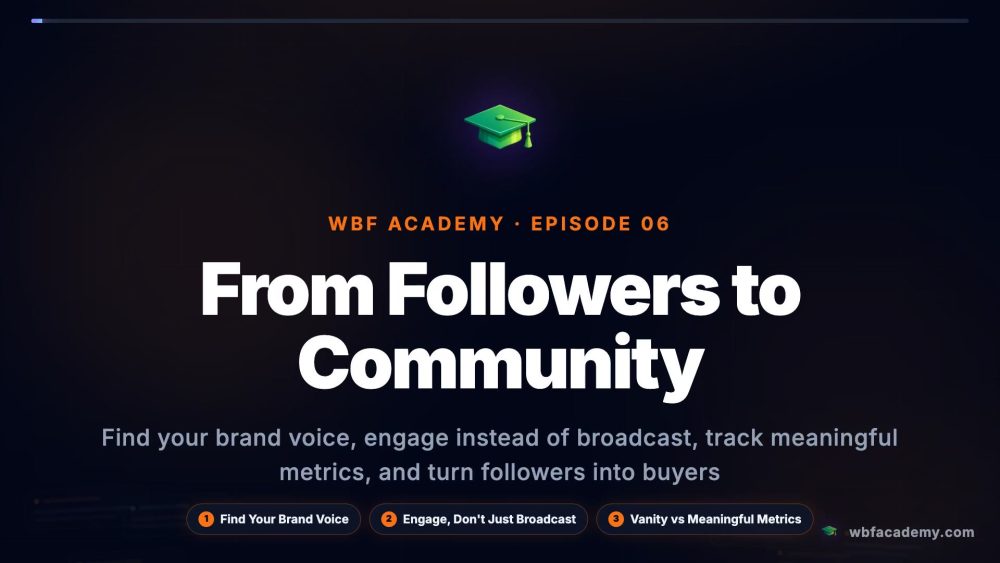 From Followers to Community
