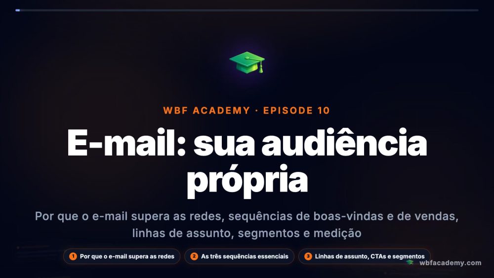 E-mail: sua audiência própria