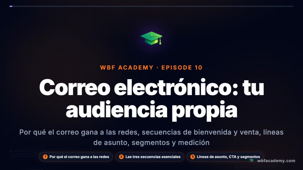 Correo electrónico: tu audiencia propia