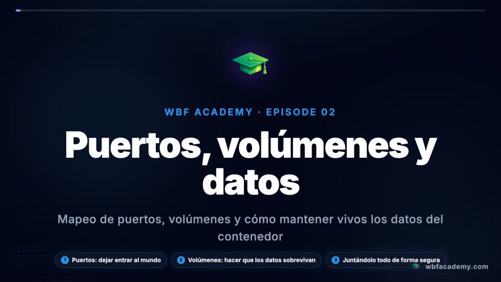 Puertos, volúmenes y datos