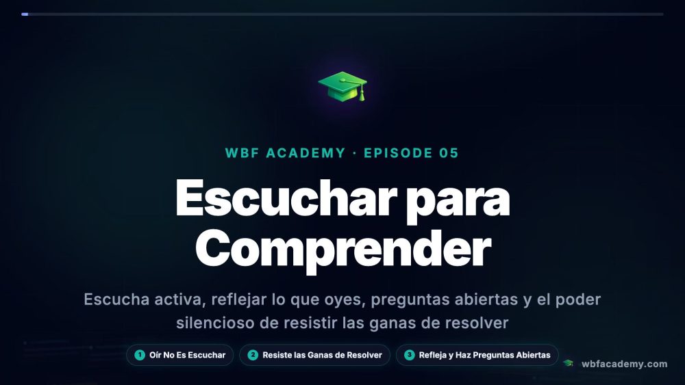Escuchar para Comprender