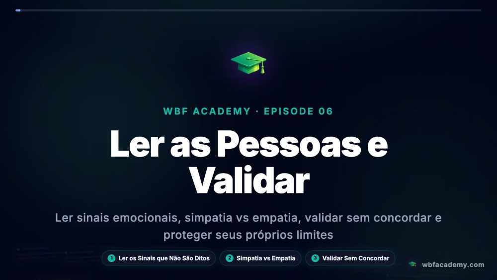 Ler as Pessoas e Validar