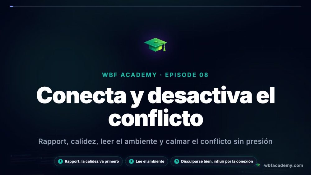 Conecta y desactiva el conflicto