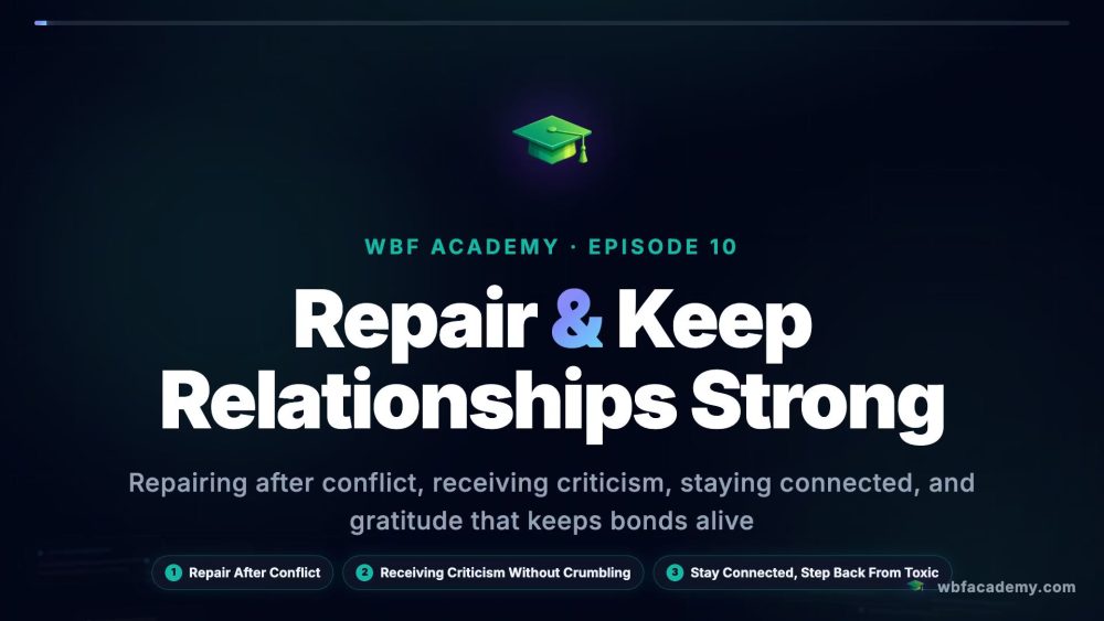 Repair & Keep Relationships Strong
