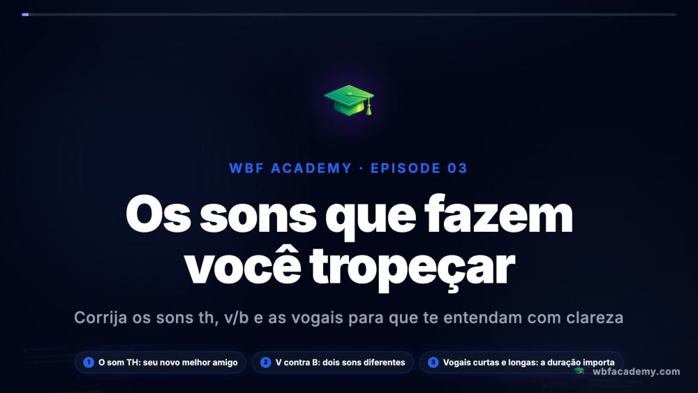 Os sons que fazem você tropeçar