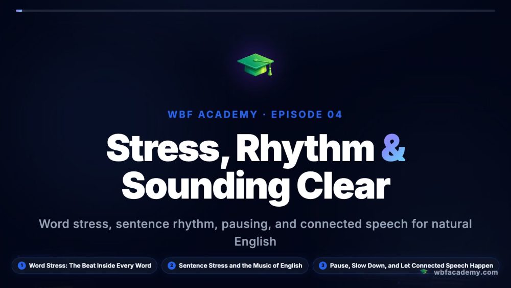 Stress, Rhythm & Sounding Clear