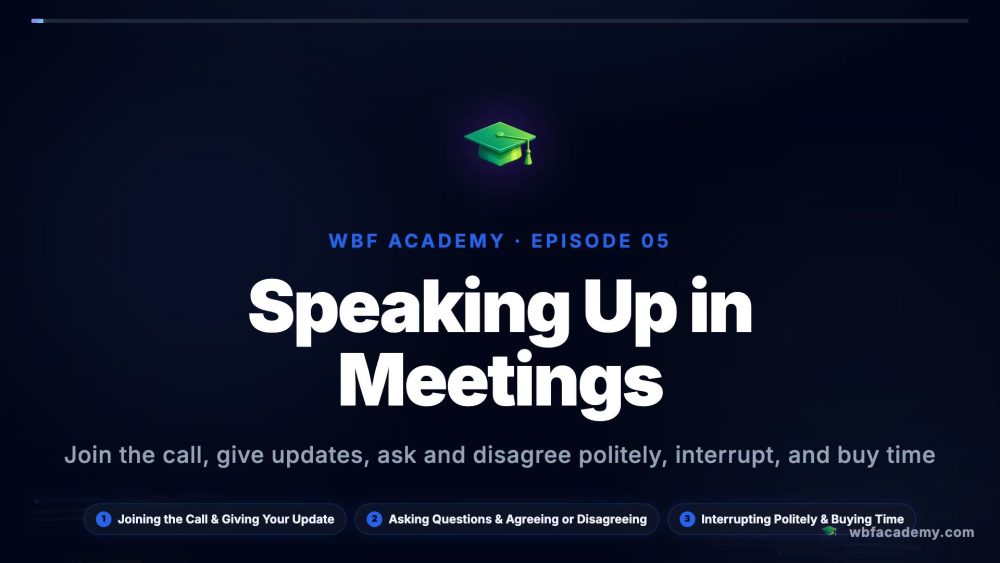 Speaking Up in Meetings