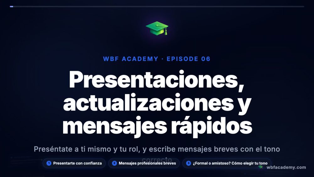 Presentaciones, actualizaciones y mensajes rápidos