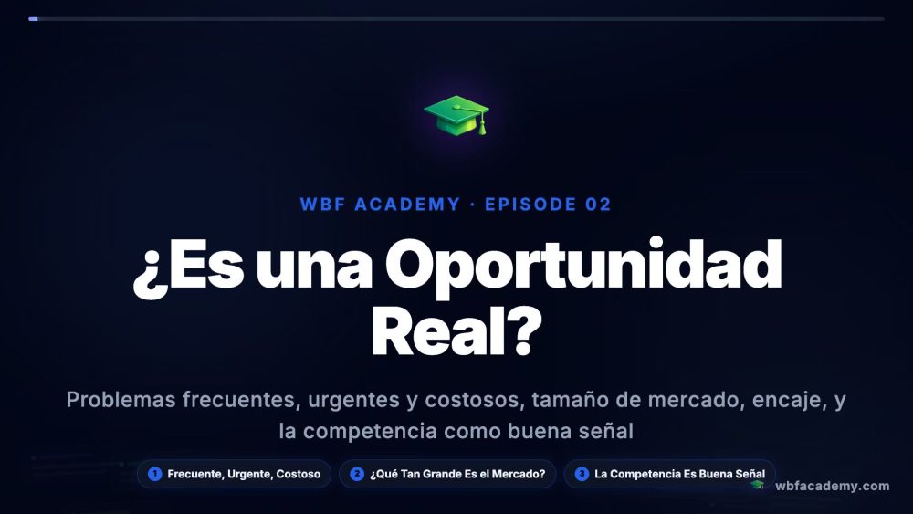 ¿Es una Oportunidad Real?