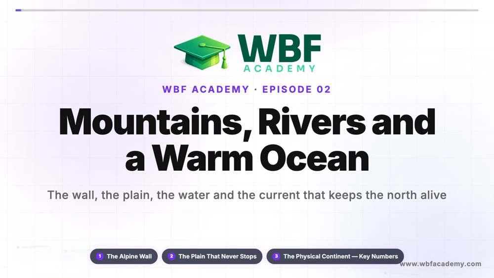 Mountains, Rivers and a Warm Ocean