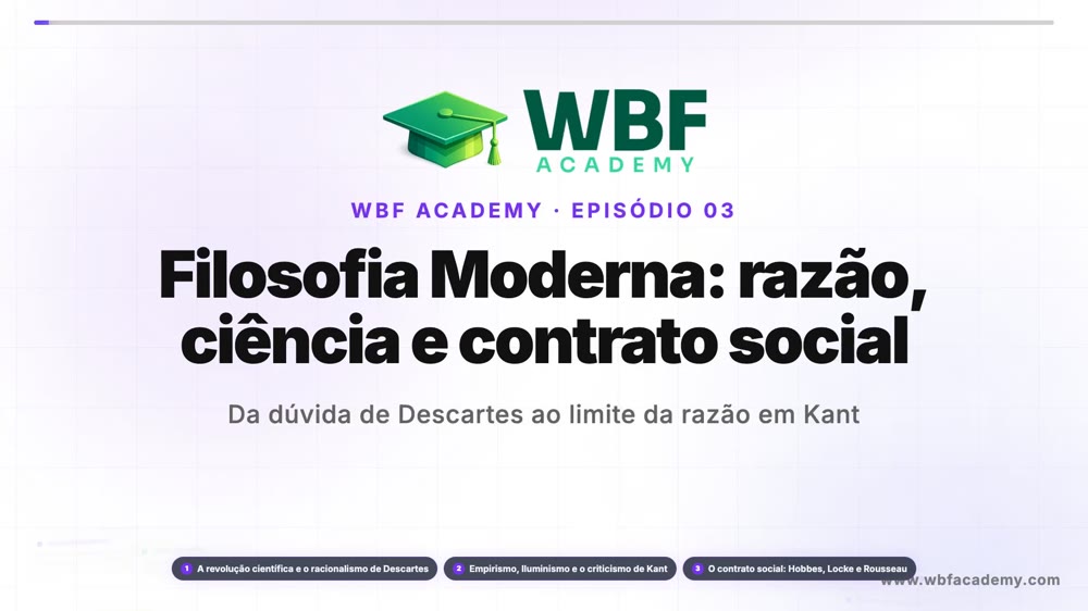 Filosofia Moderna: razão, ciência e contrato social