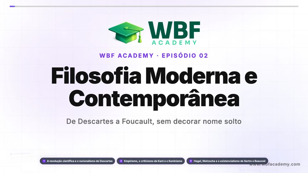 Filosofia Moderna e Contemporânea