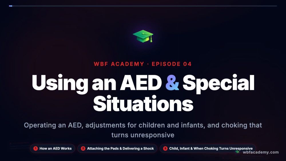 Using an AED & Special Situations