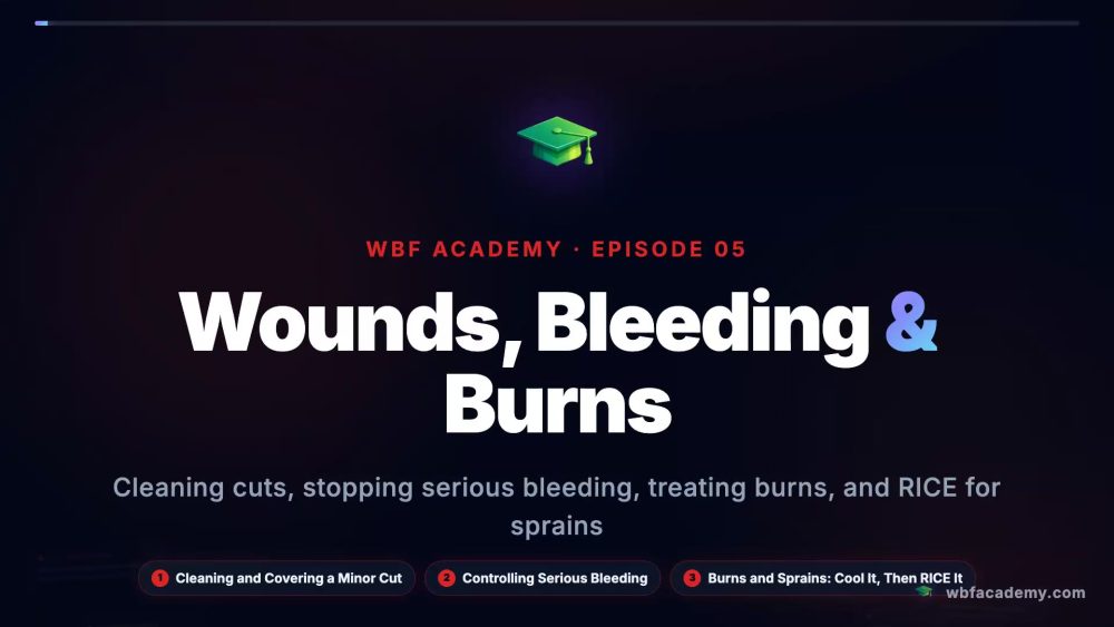 Wounds, Bleeding & Burns