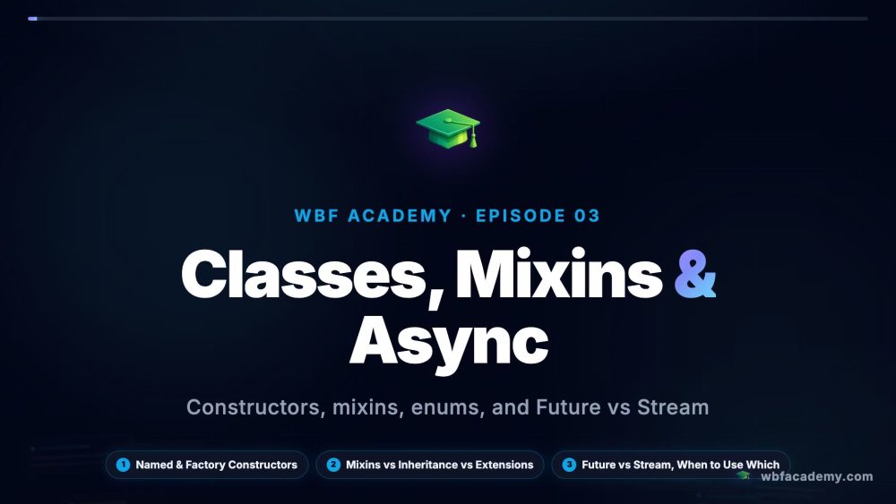 Classes, Mixins & Async
