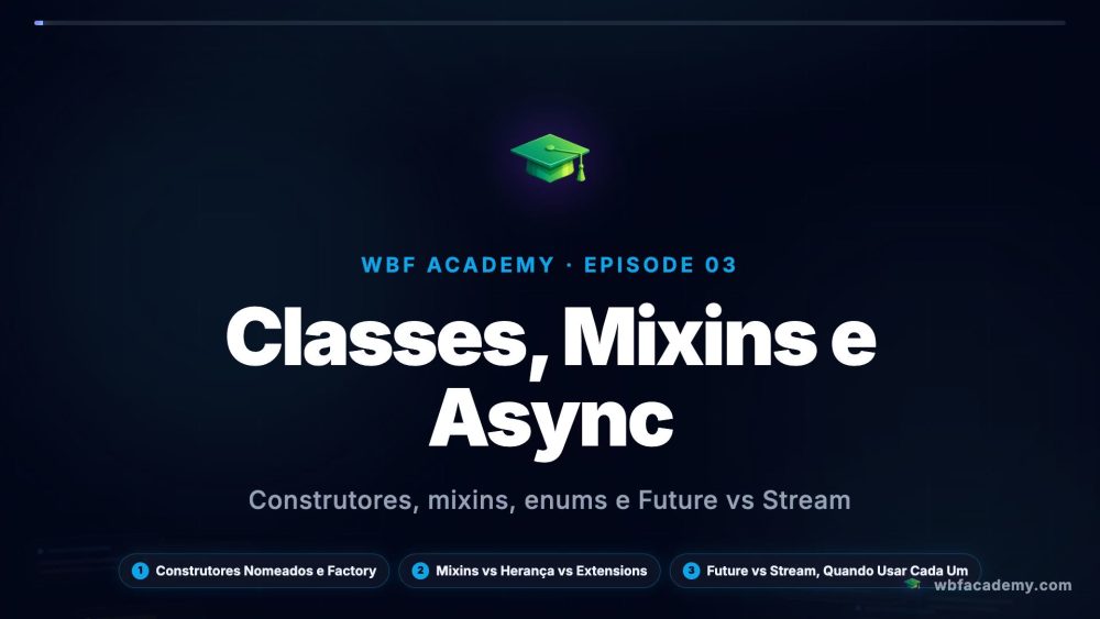 Classes, Mixins e Async