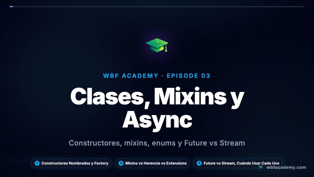 Clases, Mixins y Async