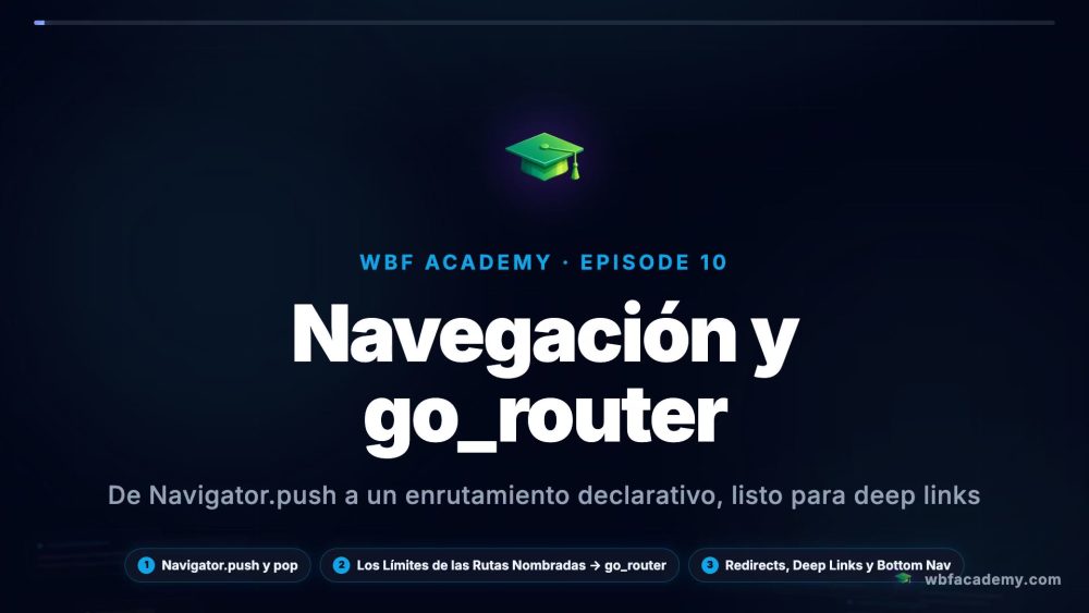 Navegación y go_router