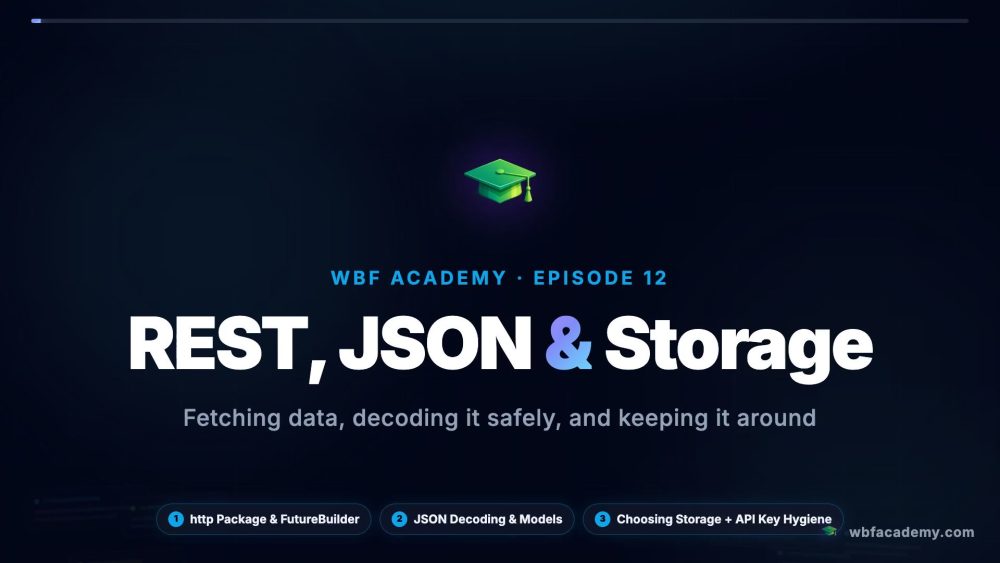 REST, JSON & Storage