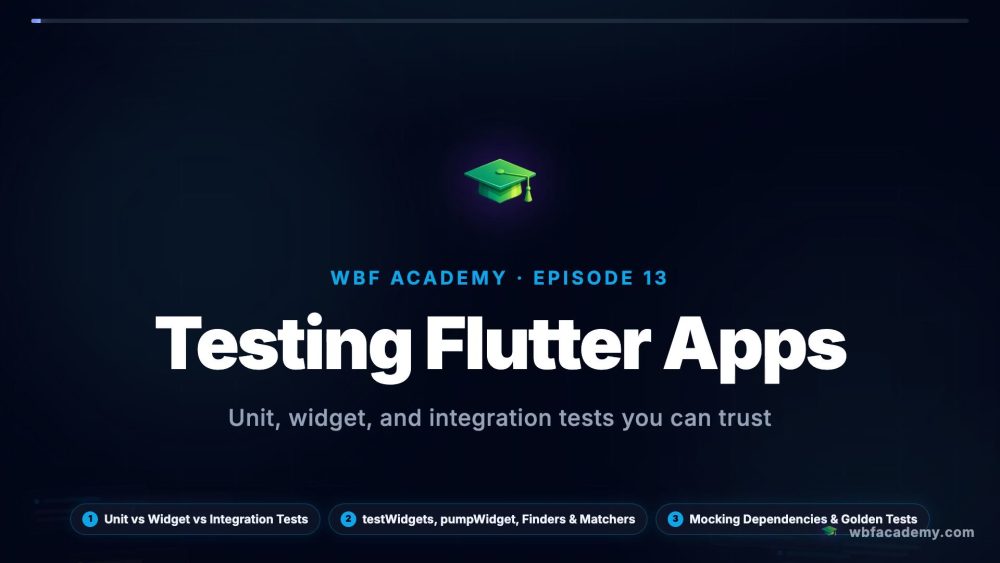 Testing Flutter Apps