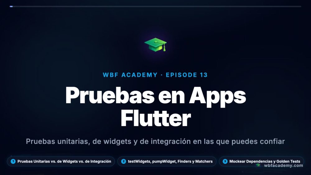Pruebas en Apps Flutter