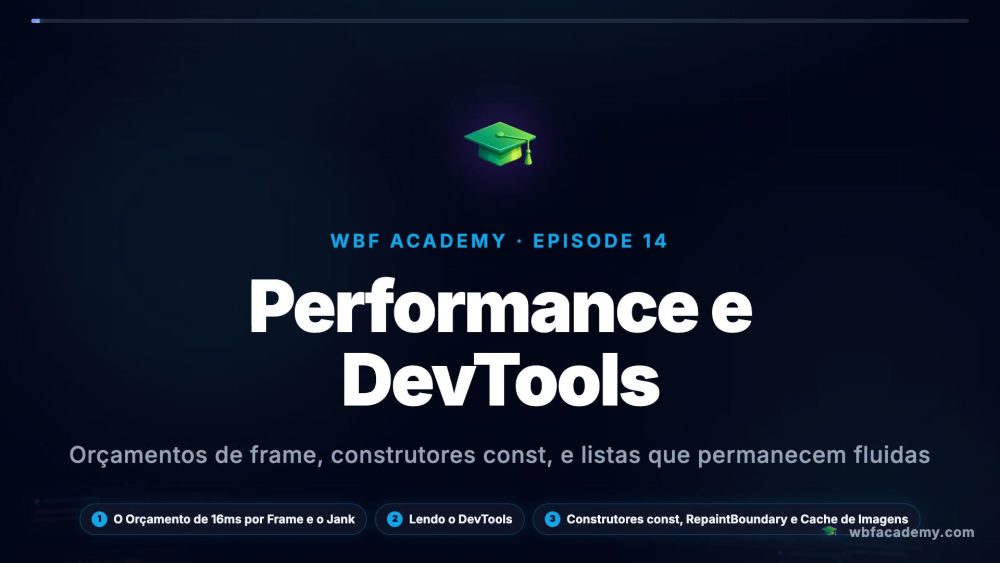 Performance e DevTools