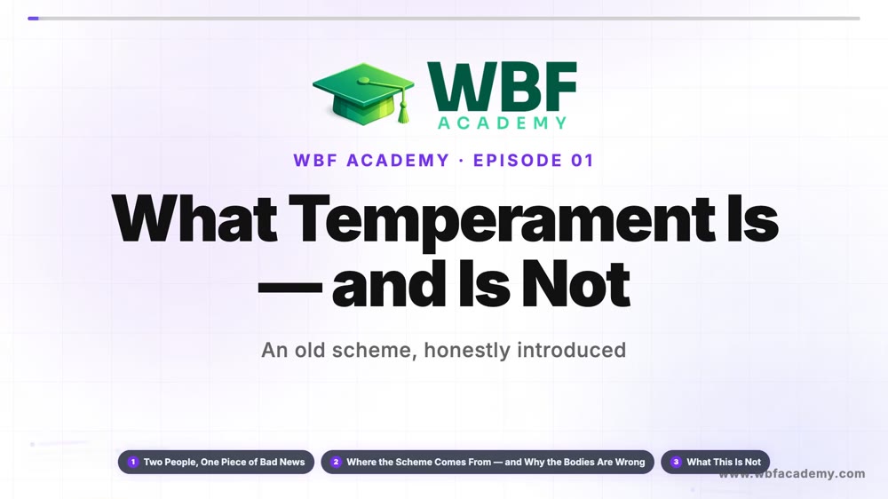 What Temperament Is — and Is Not