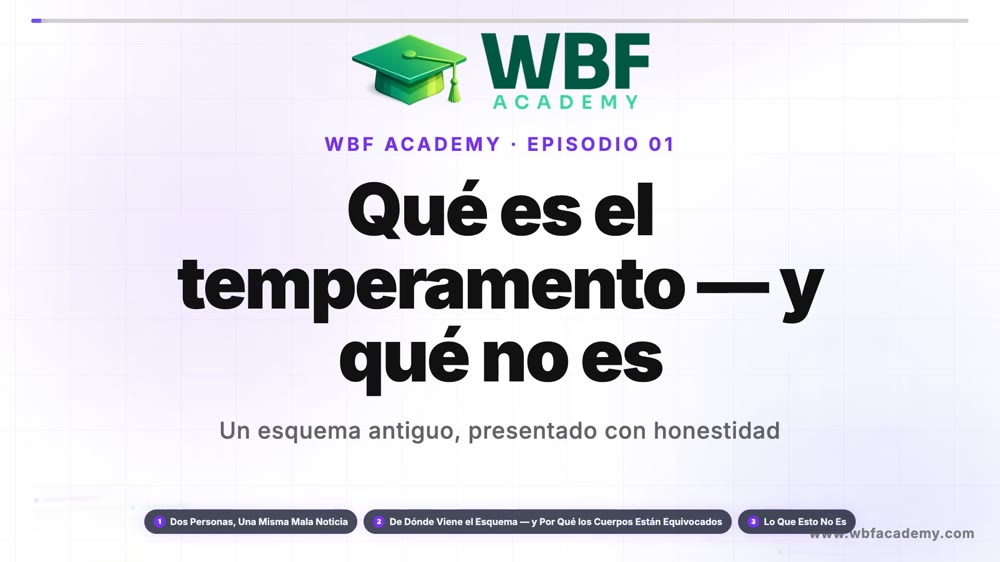 Qué es el temperamento — y qué no es