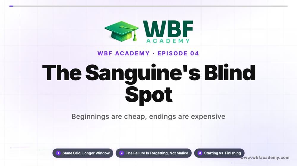 The Sanguine's Blind Spot
