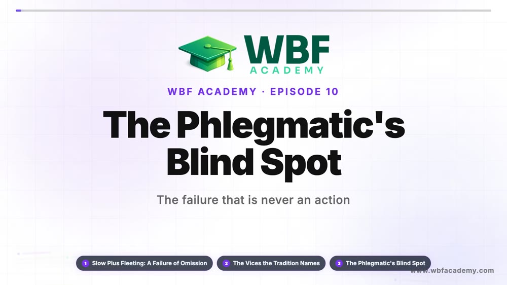 The Phlegmatic's Blind Spot
