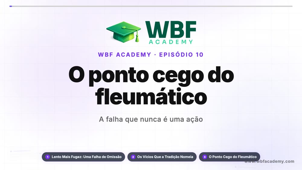 O ponto cego do fleumático