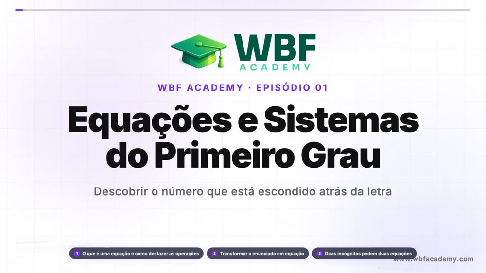 Equações e Sistemas do Primeiro Grau