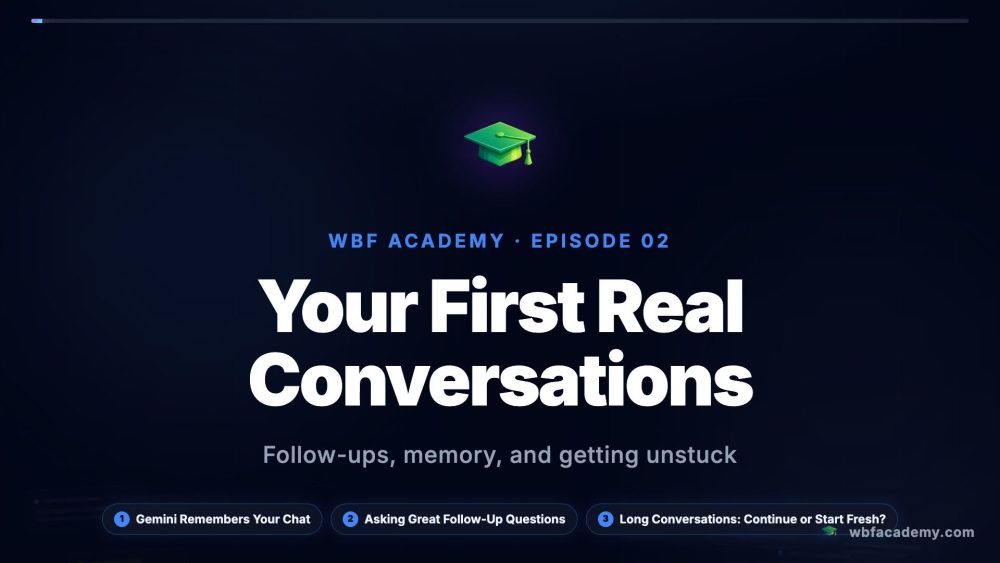 Your First Real Conversations