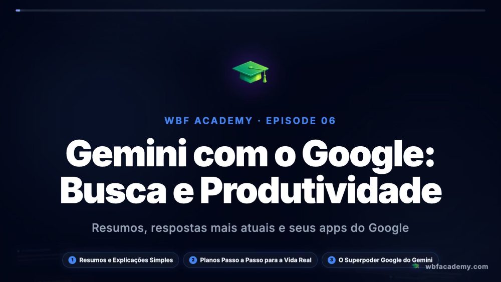 Gemini com o Google: Busca e Produtividade