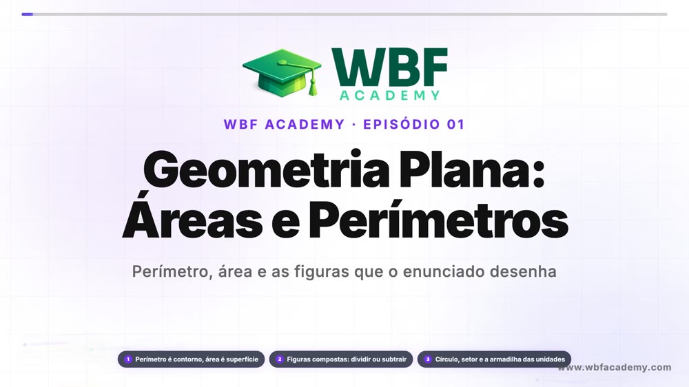 Geometria Plana: Áreas e Perímetros