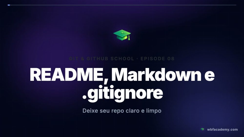 README, Markdown e .gitignore