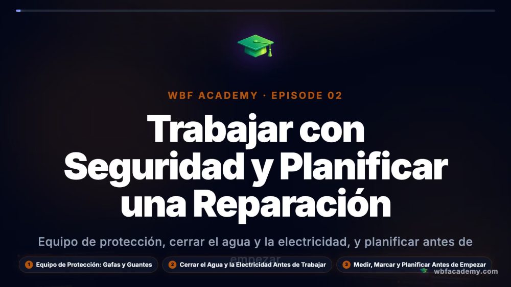 Trabajar con Seguridad y Planificar una Reparación