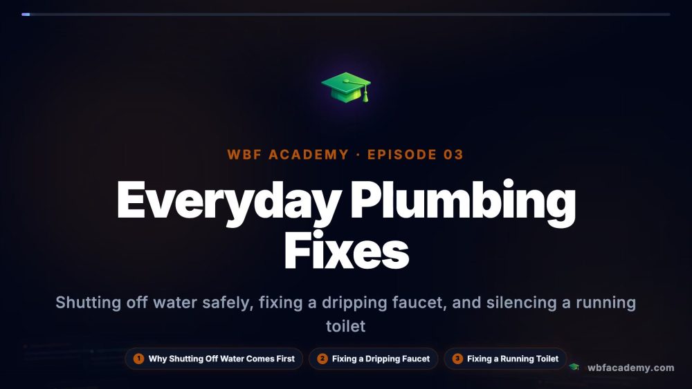 Everyday Plumbing Fixes