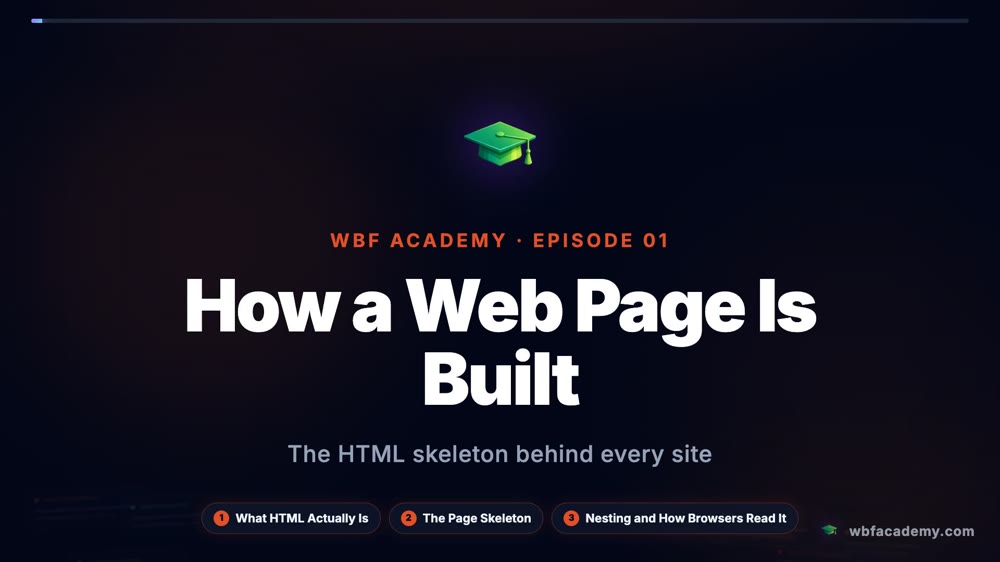 How a Web Page Is Built