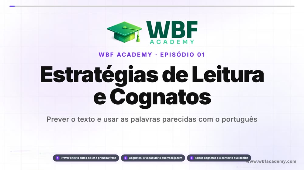 Estratégias de Leitura e Cognatos