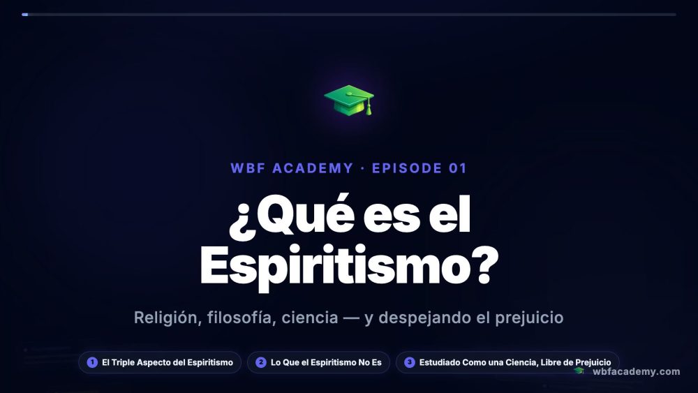 ¿Qué es el Espiritismo?