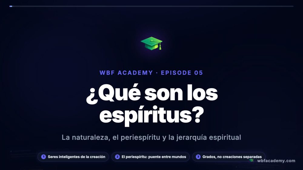 ¿Qué son los espíritus?