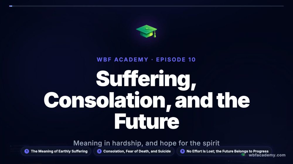 Suffering, Consolation, and the Future