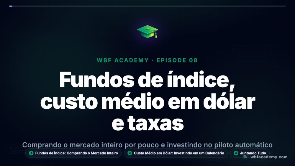 Fundos de índice, custo médio em dólar e taxas
