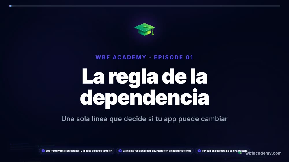 La regla de la dependencia